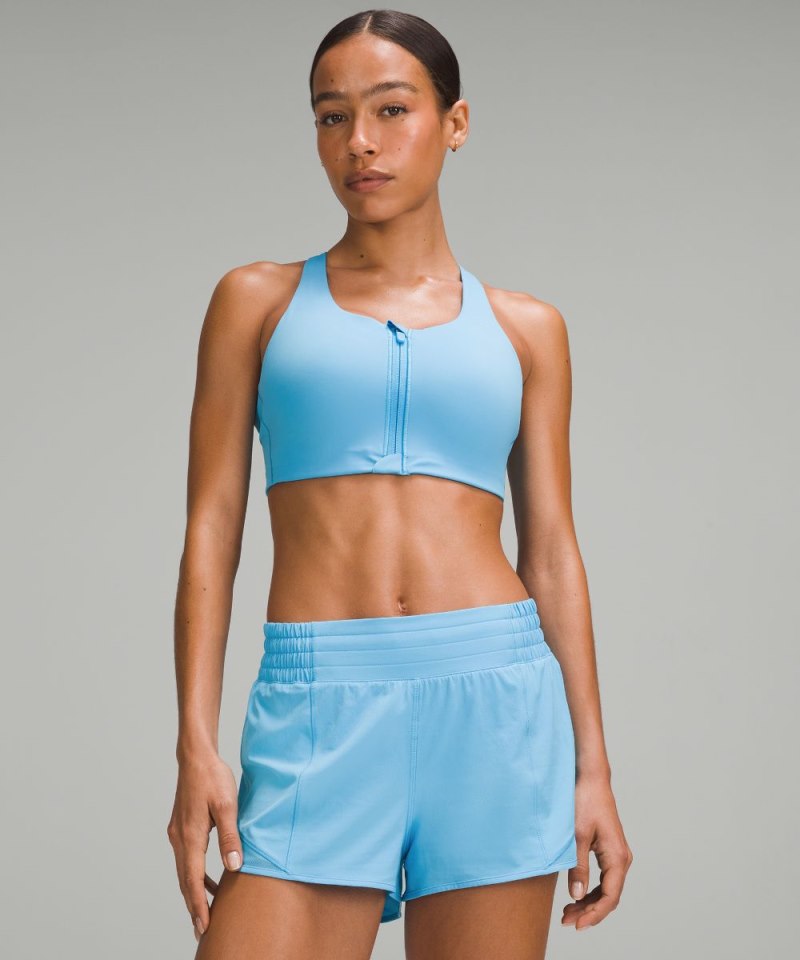 Lululemon Energy Bra High Support Zip-Front *High Support, B–G Cups Kayak Blue Light Online Outlet Sale