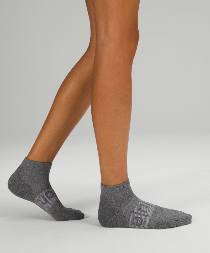 Lululemon Women's Power Stride Ankle Socks *3 Pack White / Heather Grey / Black Online Outlet Sale