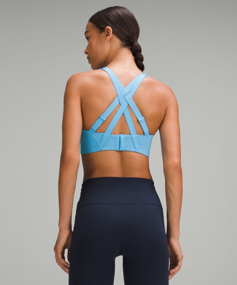 Lululemon Energy Bra *High Support, B–DDD Cups Kayak Blue Light Online Outlet Sale