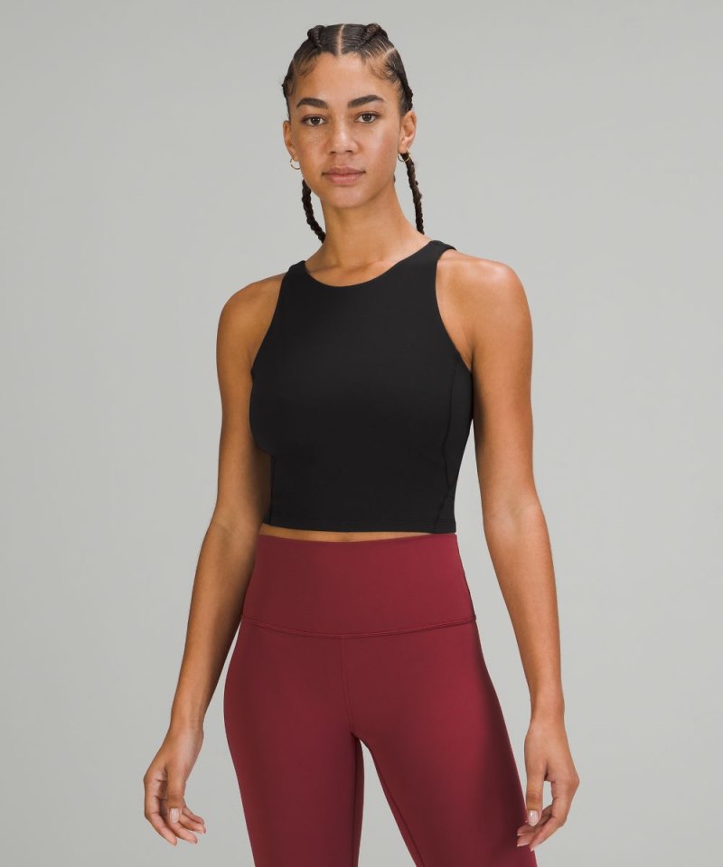 Lululemon Align™ High-Neck Tank Top *Light Support Black Online Outlet Sale