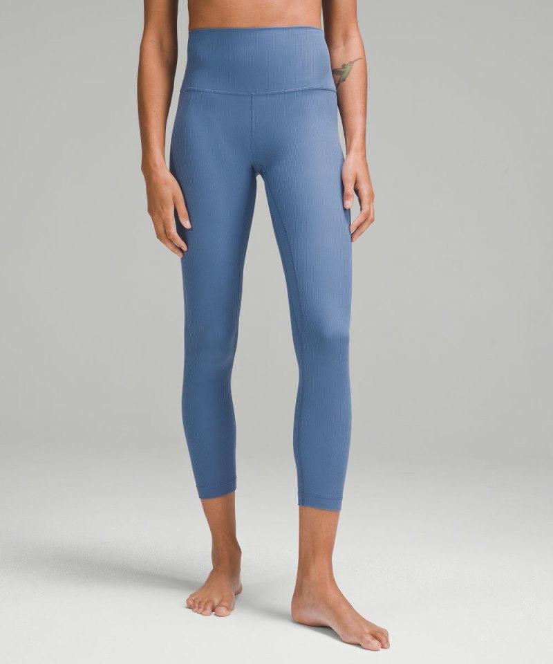 Lululemon Align™ High-Rise Ribbed Pant 25" Oasis Blue Online Outlet Sale