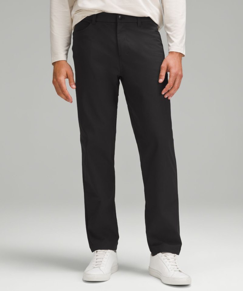 Lululemon ABC Relaxed-Fit 5 Pocket Pant 30"L *Warpstreme Black Online Outlet Sale