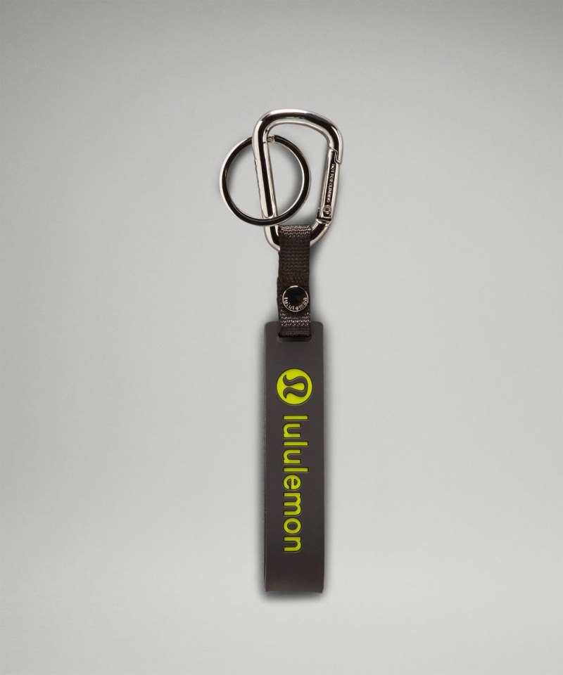 Lululemon Silicone Keychain Traverse Grey / Lichen Lime Online Outlet Sale Lululemon Silicone Keychain Traverse Grey / Lichen Lime Online Outlet Sale