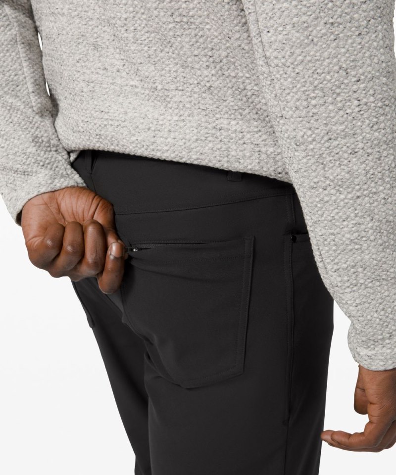 Lululemon ABC Classic-Fit 5 Pocket Pant 34"L *Warpstreme Black Online Outlet Sale