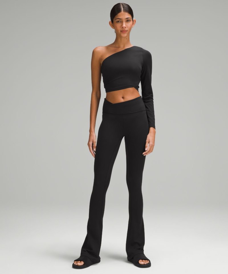 Lululemon Align™ Asymmetrical-Waist Mini-Flared Pant 32" Black Online Outlet Sale
