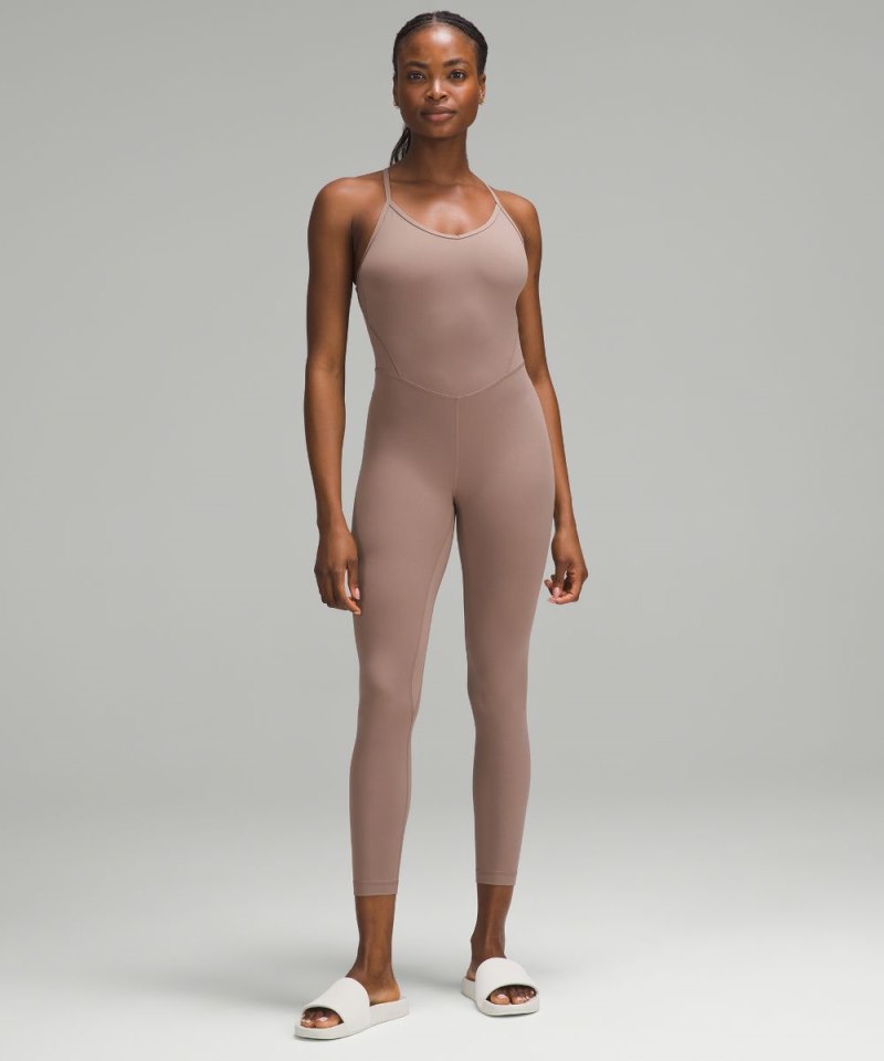 Lululemon Align™ Cross-Back Bodysuit 25" Taupetastic Online Outlet Sale