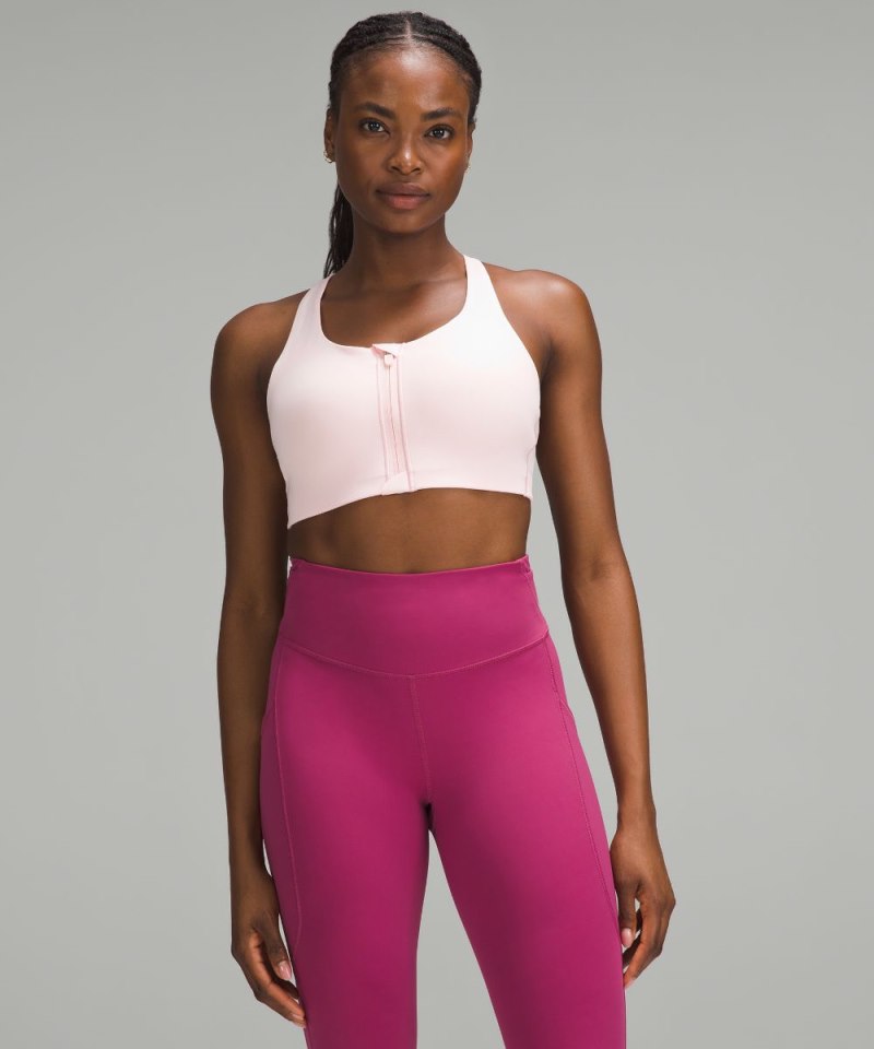 Lululemon Energy Bra High Support Zip-Front *High Support, B–G Cups Strawberry Milkshake Online Outlet Sale
