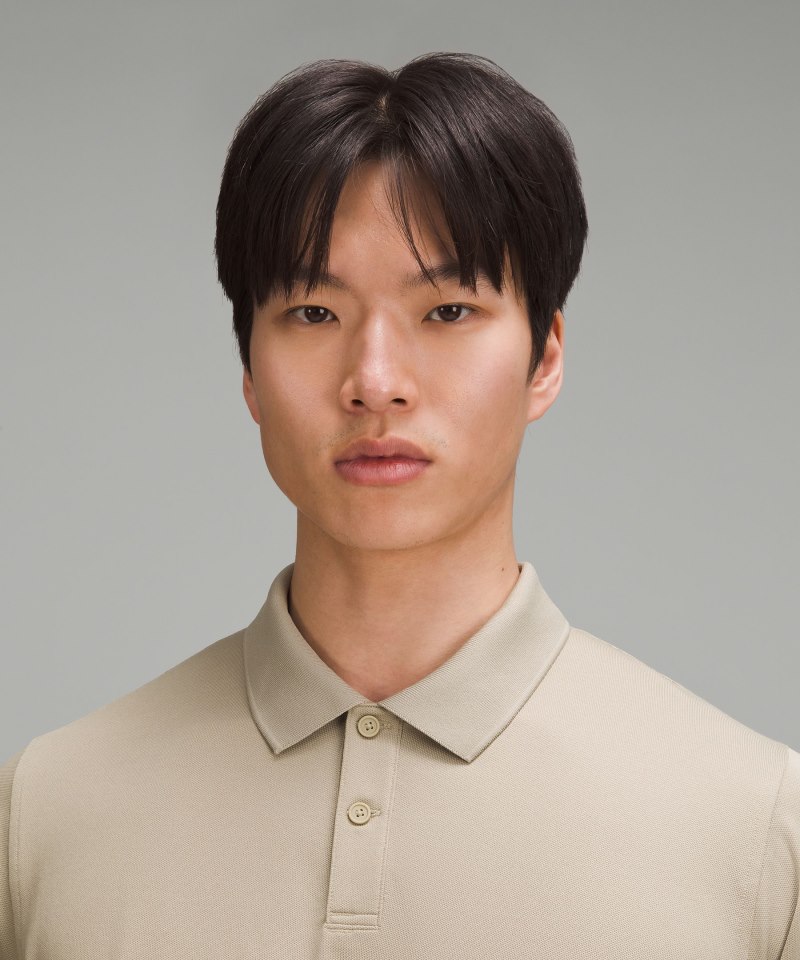 Lululemon Classic-Fit Pique Short-Sleeve Polo Shirt Compass Khaki Online Outlet Sale