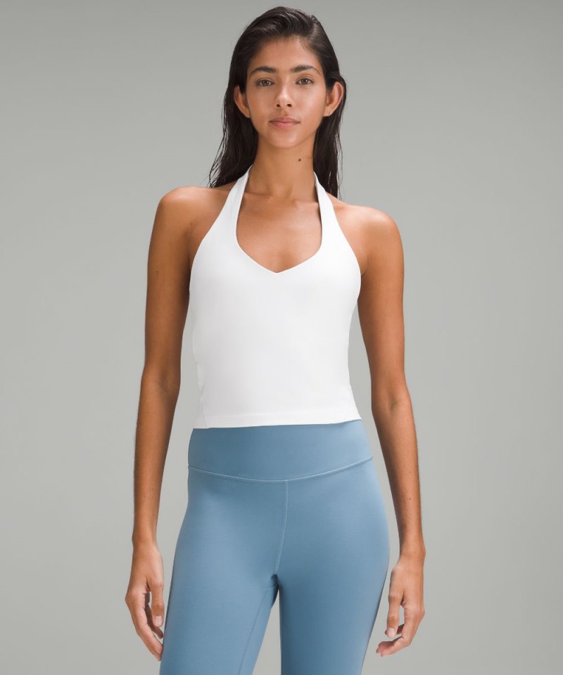 Lululemon Align™ Halter Tank Top White Online Outlet Sale