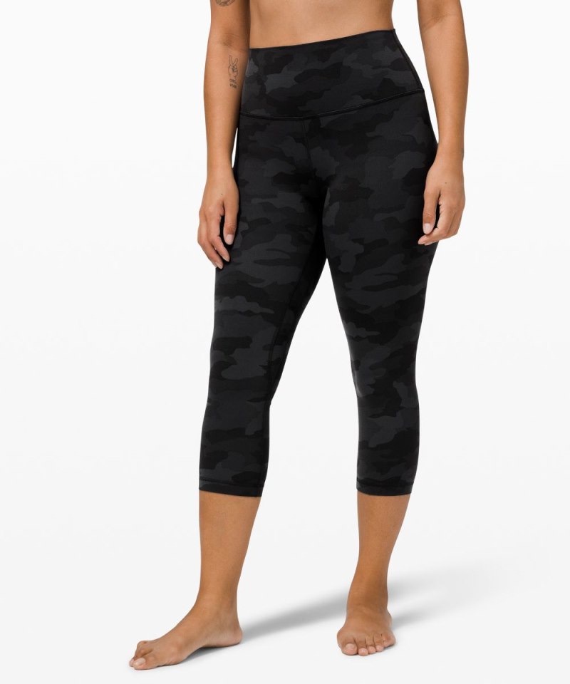 Lululemon Align™ High-Rise Crop 21" Heritage 365 Camo Deep Coal Multi Online Outlet Sale