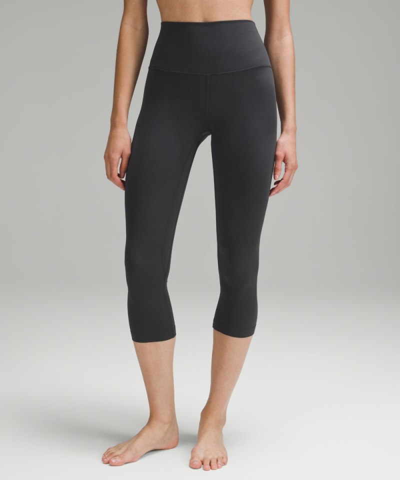 Lululemon Align™ High-Rise Crop 21" Graphite Grey Online Outlet Sale