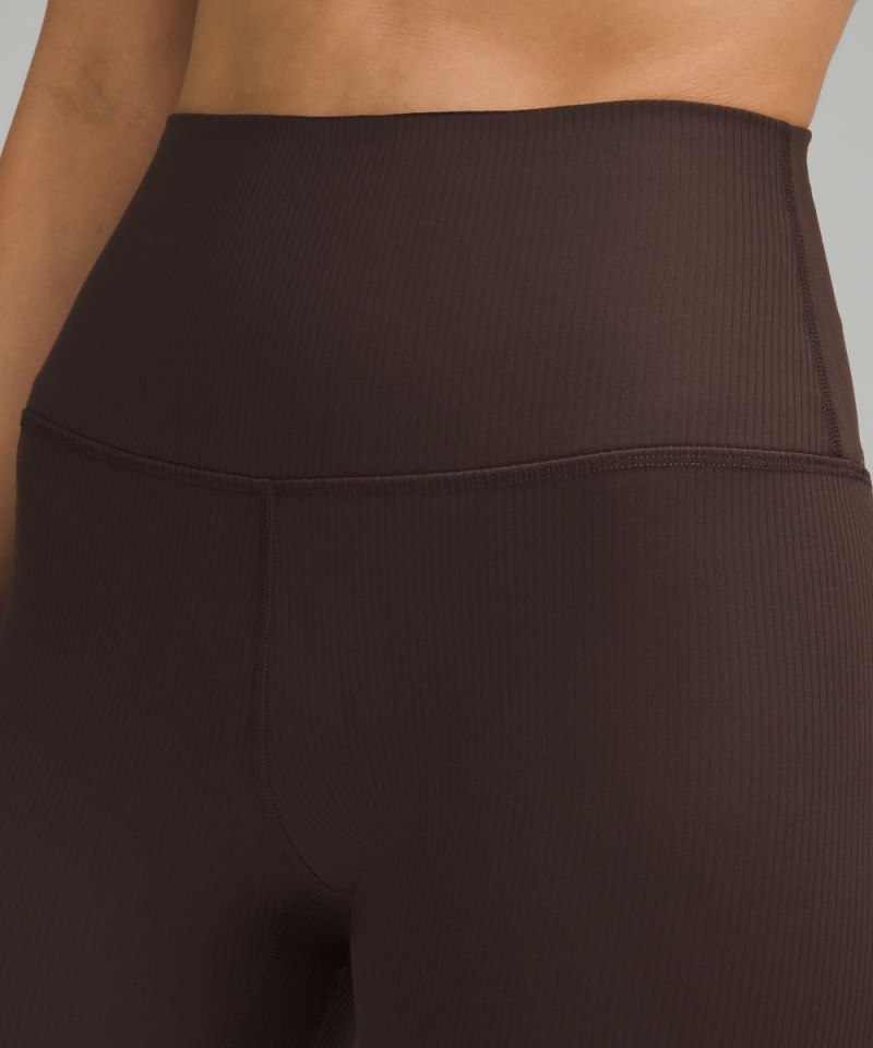 Lululemon Align™ High-Rise Ribbed Crop 23" Espresso (not available) Online Outlet Sale