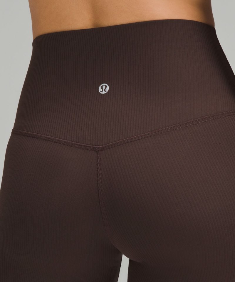 Lululemon Align™ High-Rise Ribbed Crop 23" Espresso (not available) Online Outlet Sale