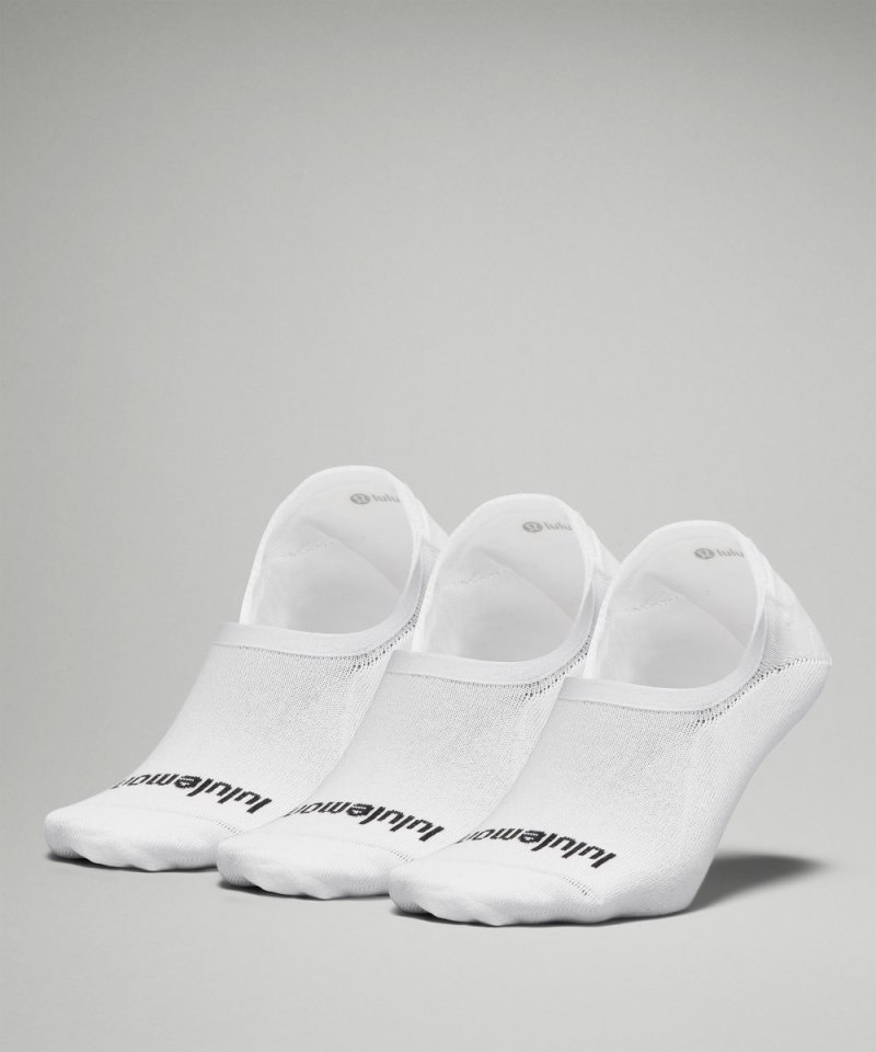 Lululemon Men's Daily Stride Comfort No-Show Socks *3 Pack White Online Outlet Sale