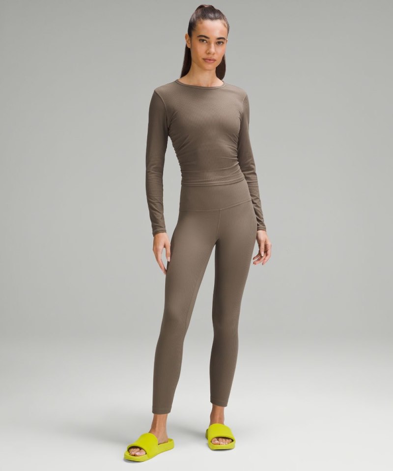 Lululemon Align™ High-Rise Ribbed Pant 25" Nomad Online Outlet Sale