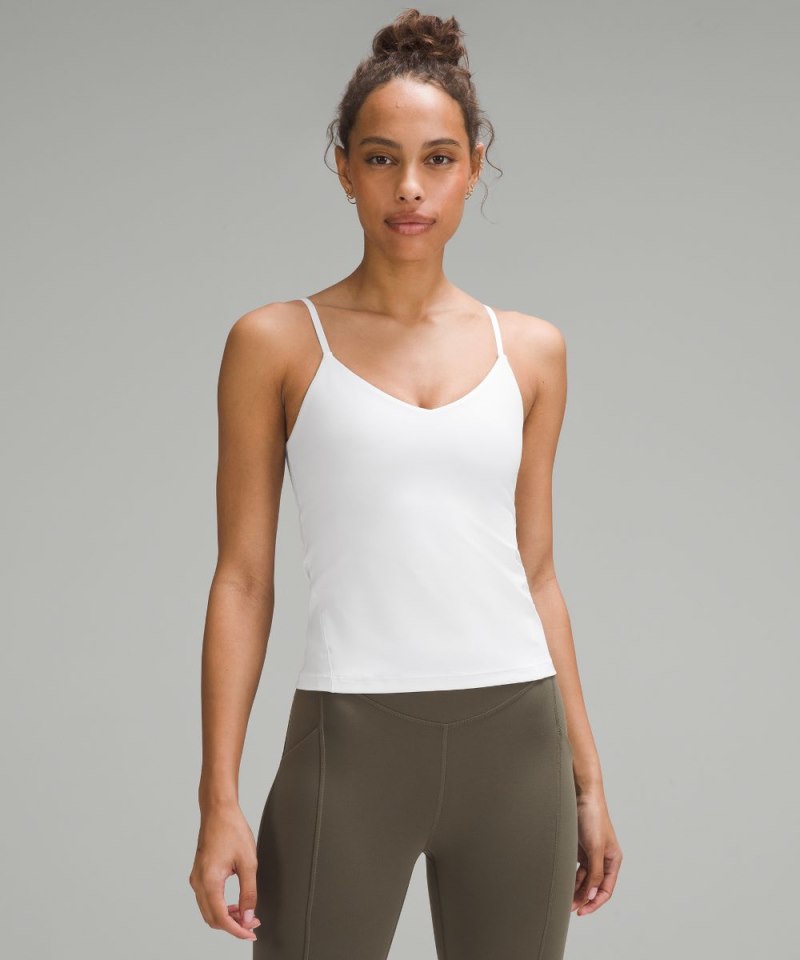 Lululemon Align™ Waist-Length Cami Tank Top *A / B Cup White Online Outlet Sale