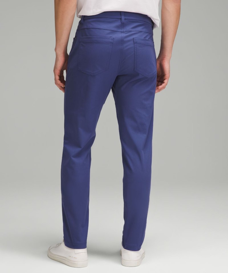 Lululemon ABC Slim-Fit 5 Pocket Pant 32"L *Warpstreme Gatsby Blue Online Outlet Sale