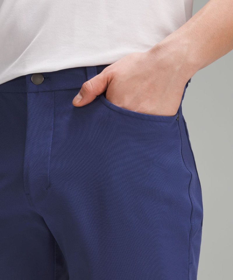 Lululemon ABC Slim-Fit 5 Pocket Pant 32"L *Warpstreme Gatsby Blue Online Outlet Sale
