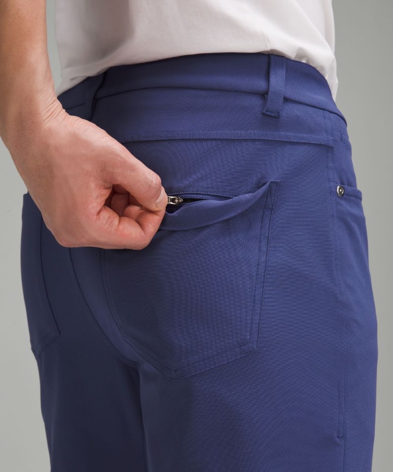 Lululemon ABC Slim-Fit 5 Pocket Pant 32"L *Warpstreme Gatsby Blue Online Outlet Sale