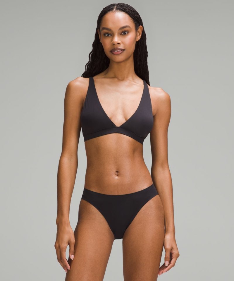 Lululemon Wundermost Ultra-Soft Nulu Triangle Bralette A–D Cups Black Online Outlet Sale