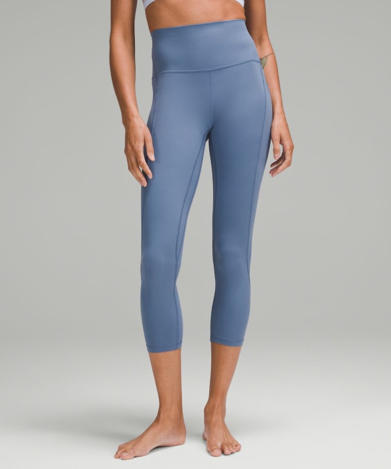 Lululemon Align™ High-Rise Crop with Pockets 23" Oasis Blue Online Outlet Sale