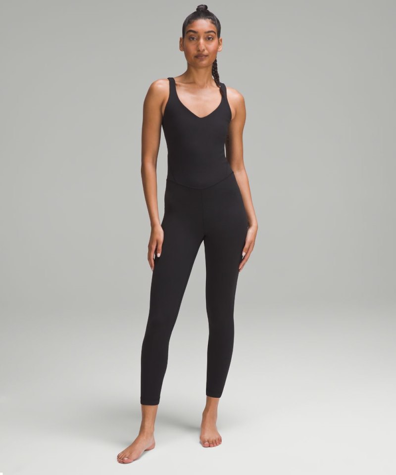 Lululemon Align™ Bodysuit 25" Black Online Outlet Sale