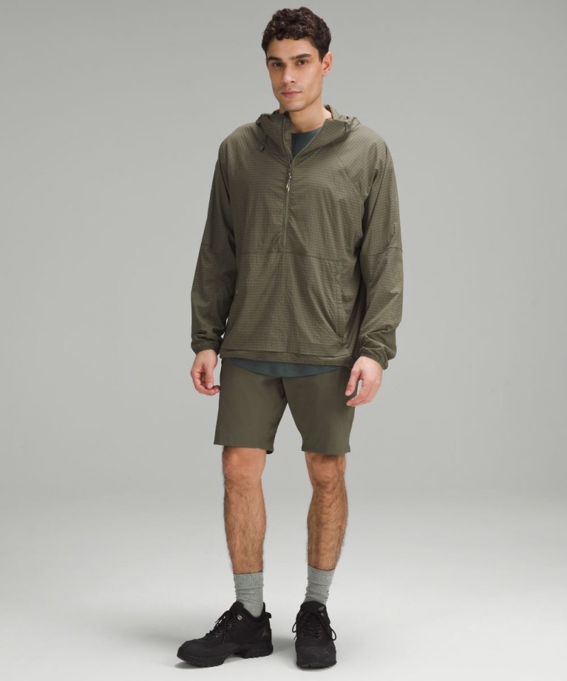 Lululemon Classic-Fit Hiking Cargo Short 9" Army Green Online Outlet Sale