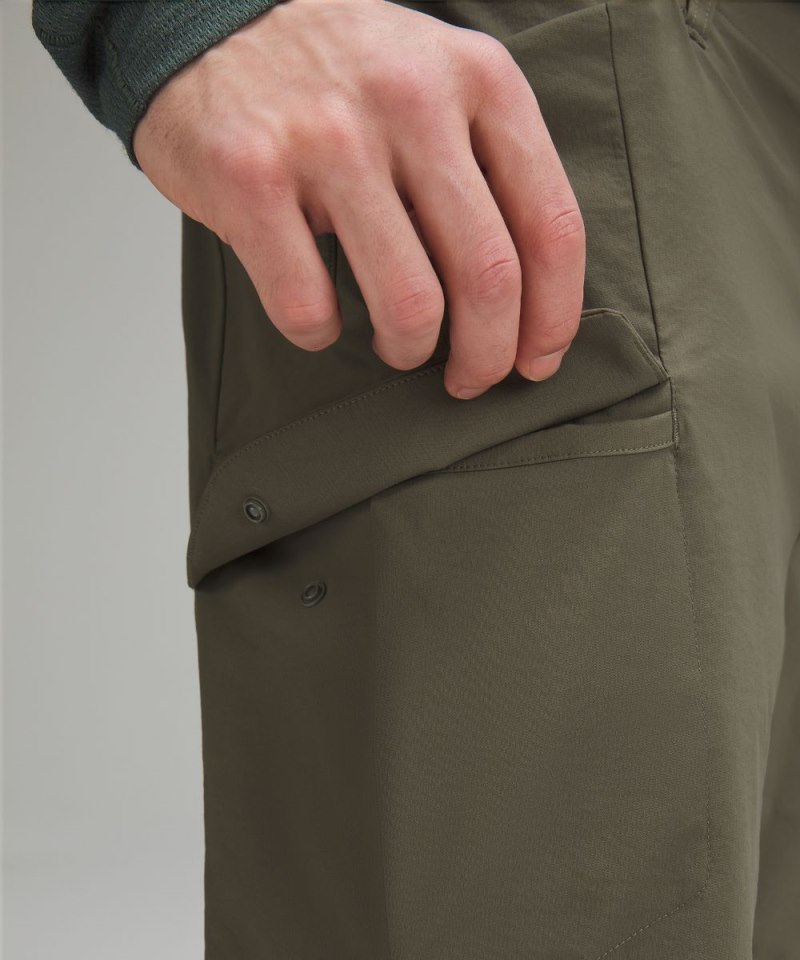 Lululemon Classic-Fit Hiking Cargo Short 9" Army Green Online Outlet Sale