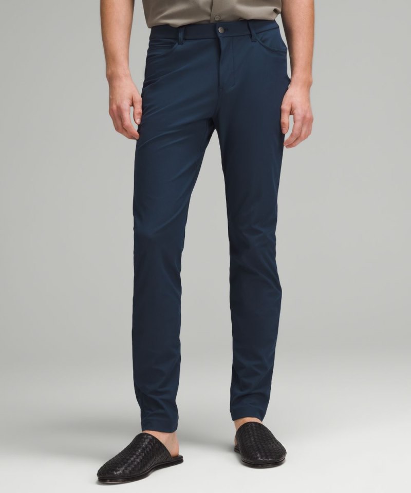 Lululemon ABC Skinny-Fit 5 Pocket Pant 32"L *Warpstreme True Navy Online Outlet Sale