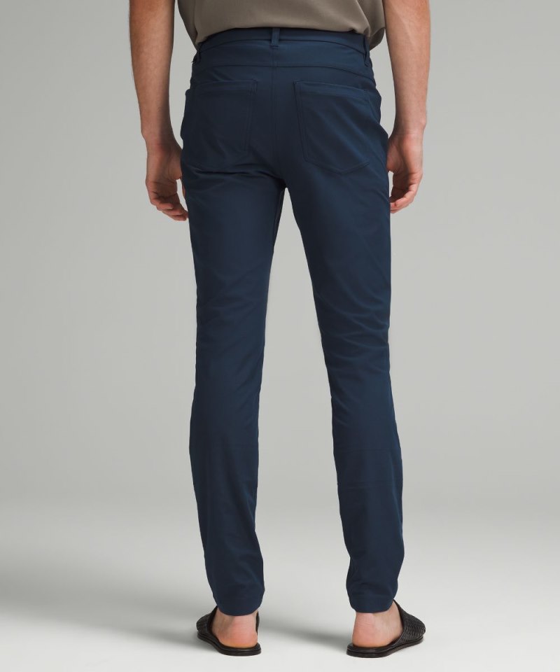 Lululemon ABC Skinny-Fit 5 Pocket Pant 32"L *Warpstreme True Navy Online Outlet Sale
