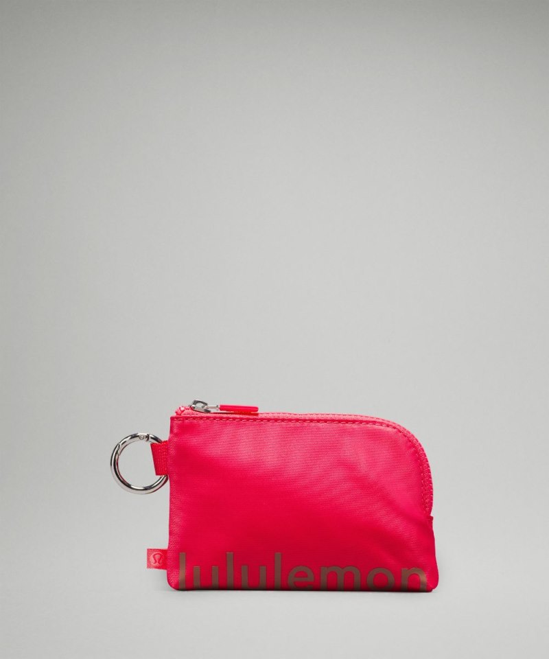 Lululemon Clippable Card Pouch Glaze Pink / Ancient Copper Online Outlet Sale