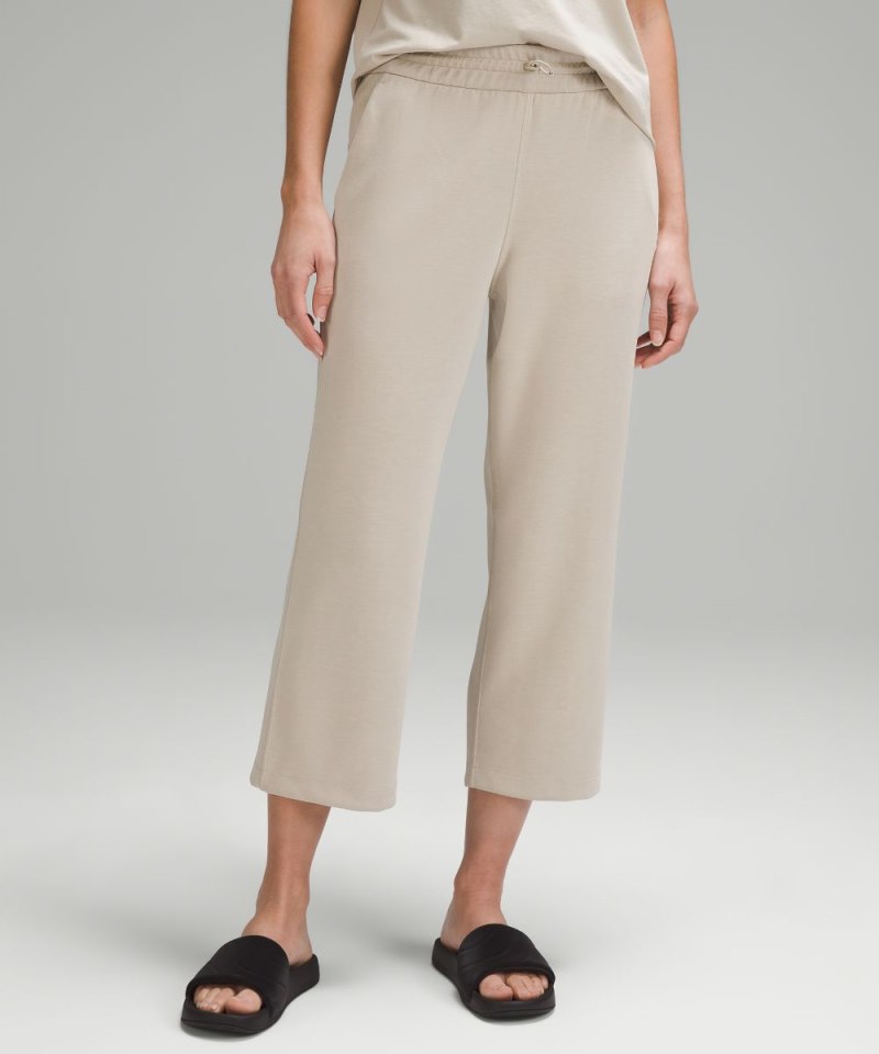 Lululemon Softstreme High-Rise Straight-Leg Cropped Pant Mojave Tan Online Outlet Sale