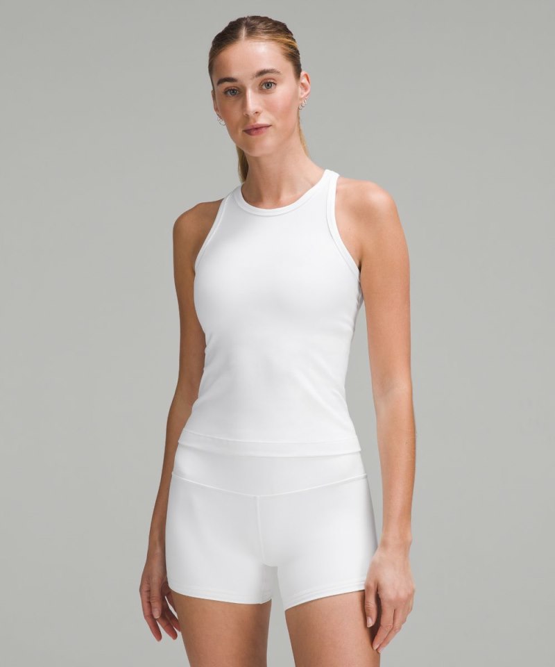 Lululemon Align™ Waist-Length Racerback Tank Top White Online Outlet Sale