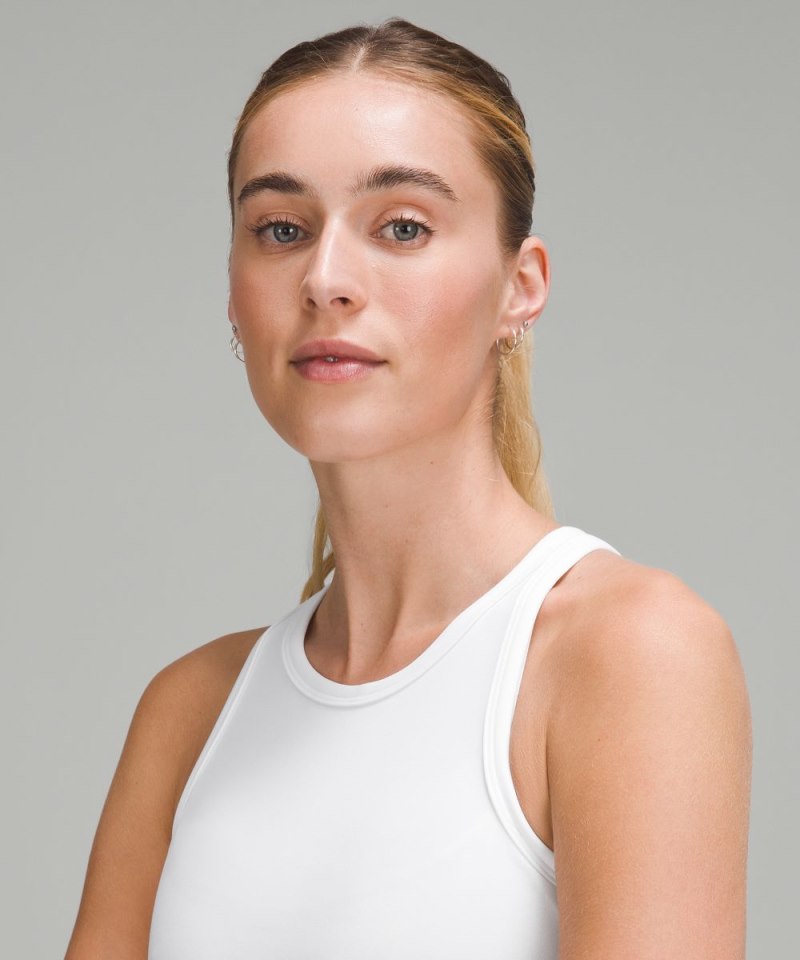 Lululemon Align™ Waist-Length Racerback Tank Top White Online Outlet Sale
