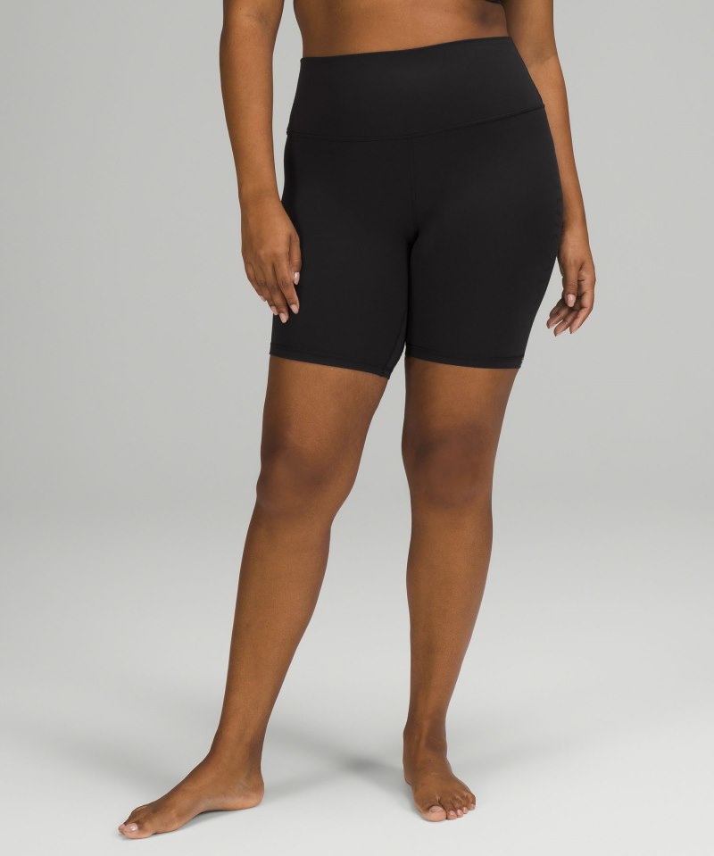 Lululemon Align™ High-Rise Short 8" *Logo Black Online Outlet Sale