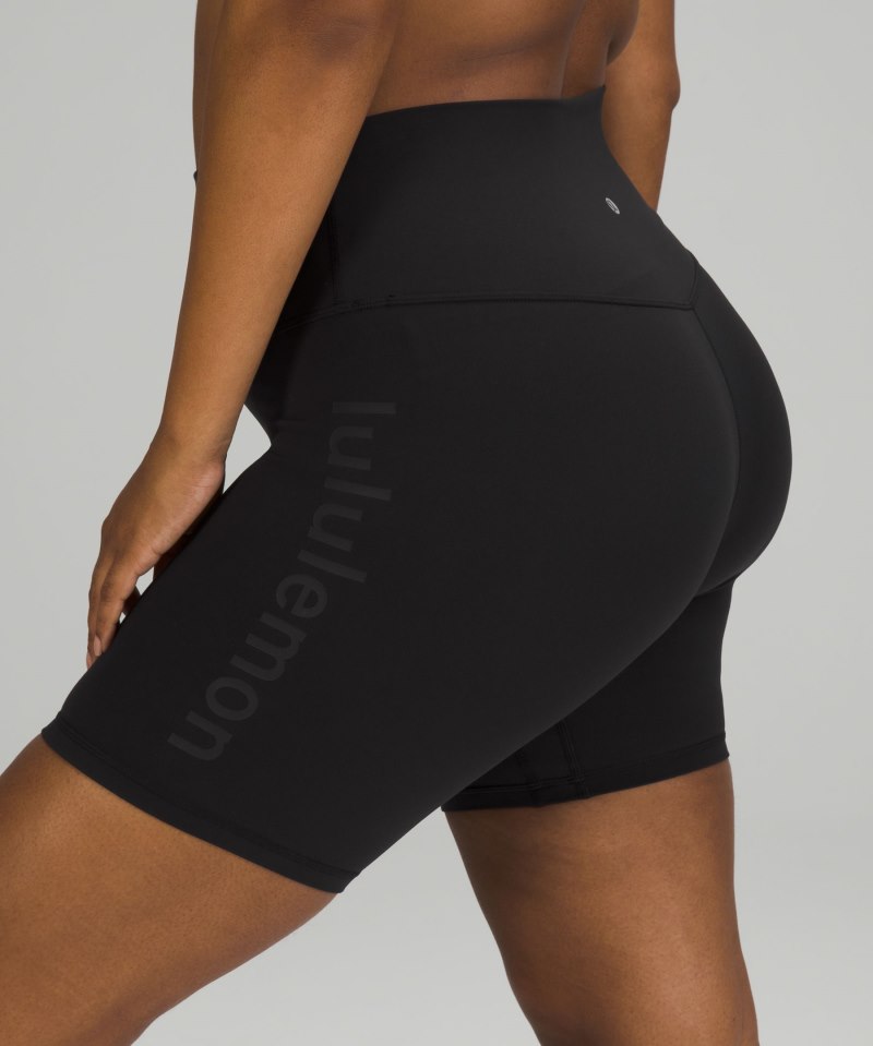 Lululemon Align™ High-Rise Short 8" *Logo Black Online Outlet Sale