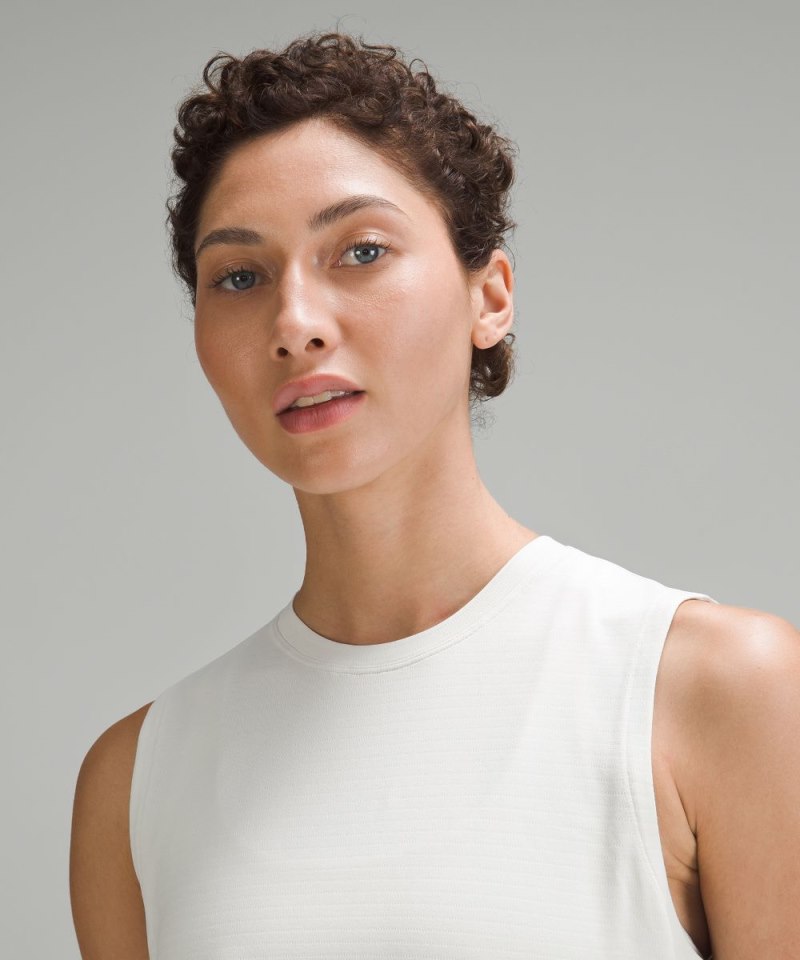 Lululemon License to Train Classic-Fit Tank Top Heathered Bone Online Outlet Sale