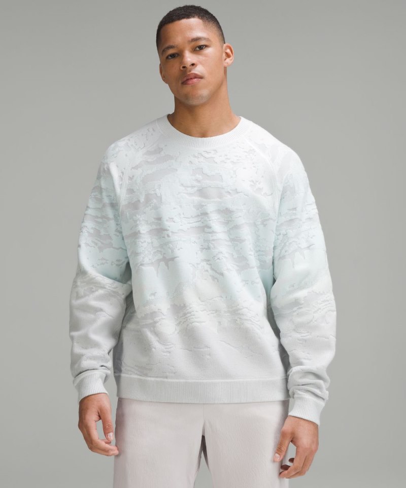 Lululemon lab Textured Jacquard Sweater Catena Jacquard Light Chrome Multi Online Outlet Sale