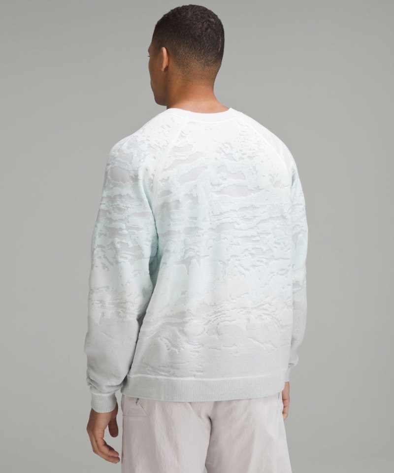 Lululemon lab Textured Jacquard Sweater Catena Jacquard Light Chrome Multi Online Outlet Sale