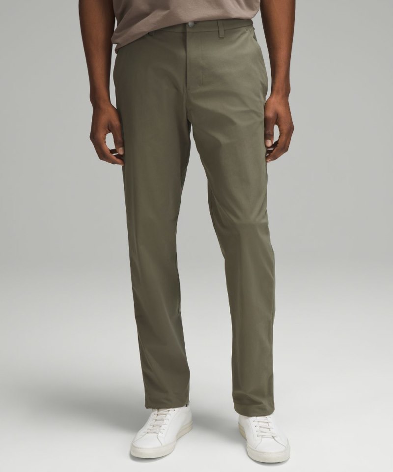 Lululemon ABC Relaxed-Fit Trouser 34"L *Warpstreme Army Green Online Outlet Sale