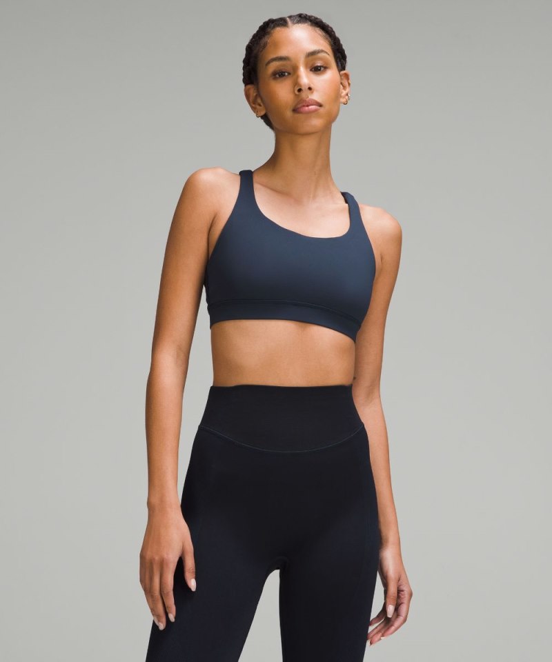 Lululemon Energy Bra *Medium Support, B–D Cups True Navy Online Outlet Sale