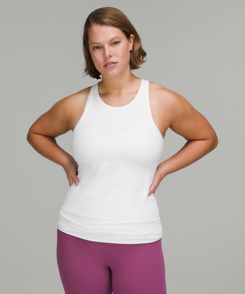 Lululemon Align™ Hip-Length Racerback Tank Top White Online Outlet Sale