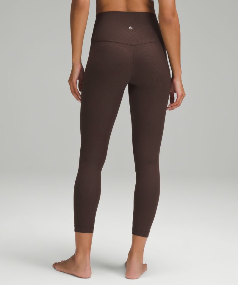 Lululemon Align™ High-Rise Ribbed Pant 25" Espresso (not available) Online Outlet Sale