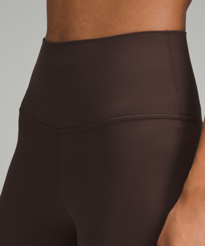 Lululemon Align™ High-Rise Ribbed Pant 25" Espresso (not available) Online Outlet Sale