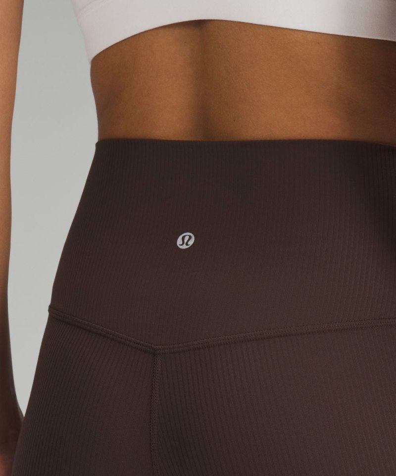 Lululemon Align™ High-Rise Ribbed Pant 25" Espresso (not available) Online Outlet Sale