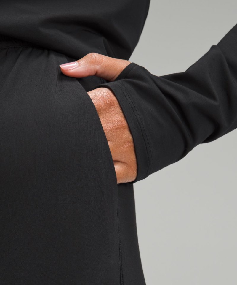 Lululemon Modal High-Rise Wide-Leg Lounge Pant Black Online Outlet Sale