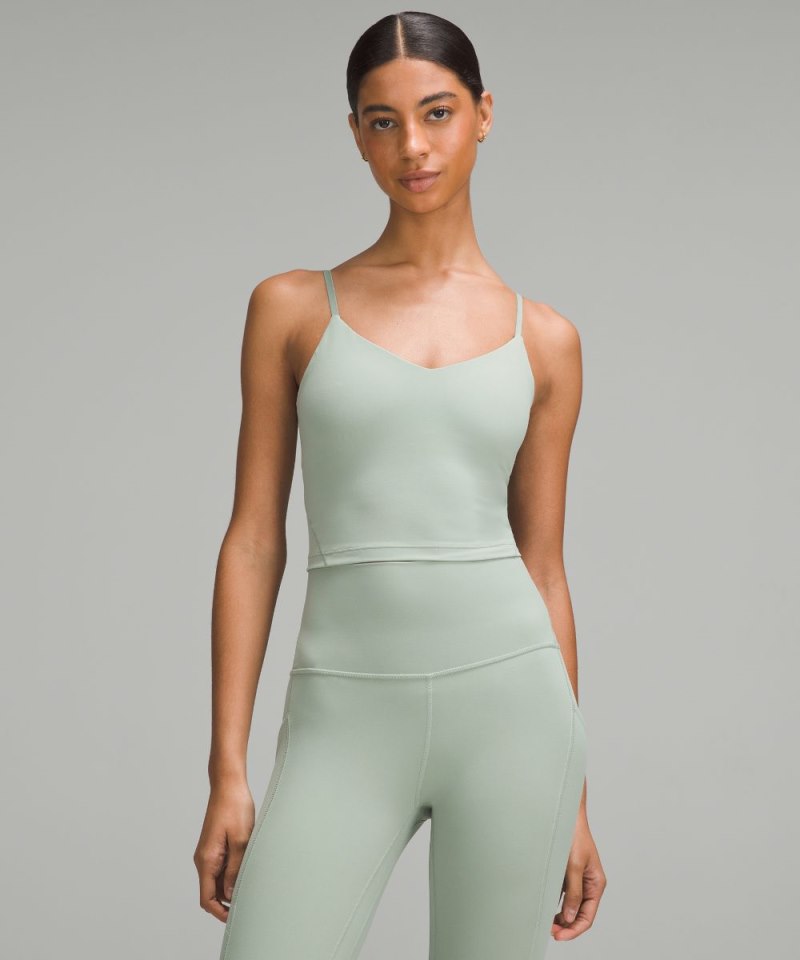 Lululemon Align™ Cropped Cami Tank Top *A / B Cup Palm Court Online Outlet Sale
