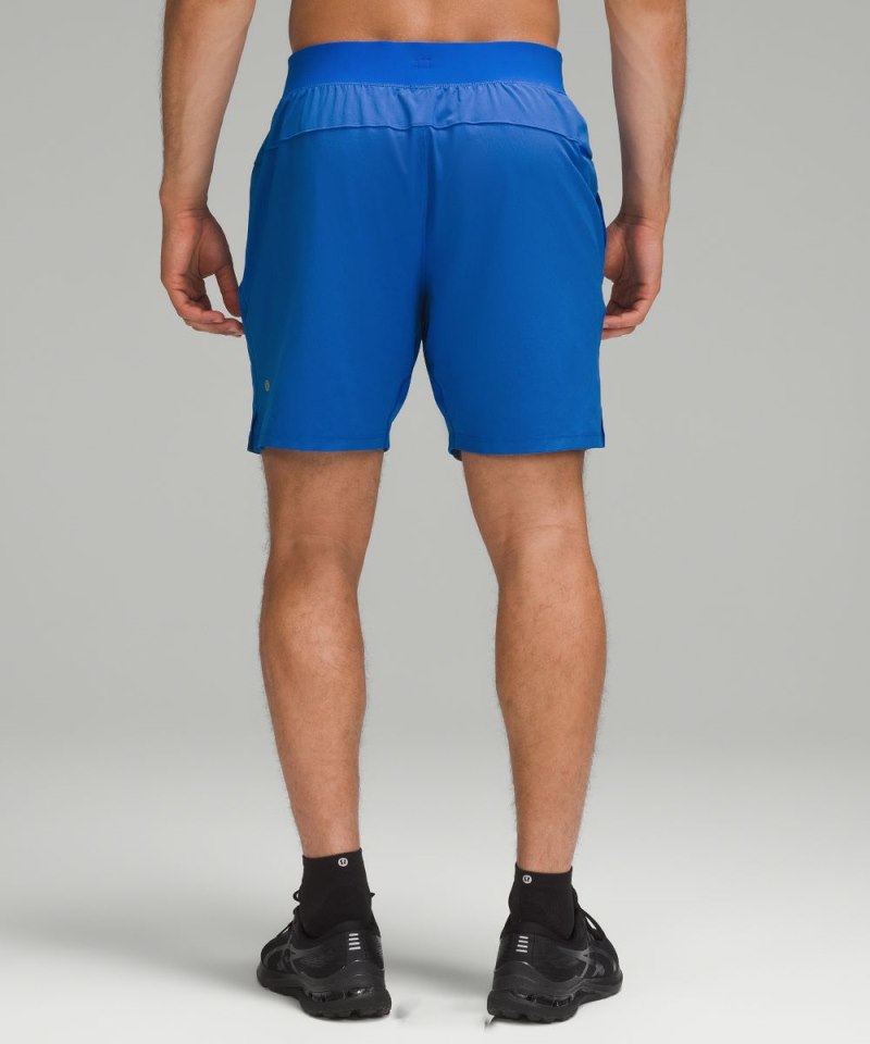 Lululemon T.H.E. Linerless Short 7" Blazer Blue Tone Online Outlet Sale