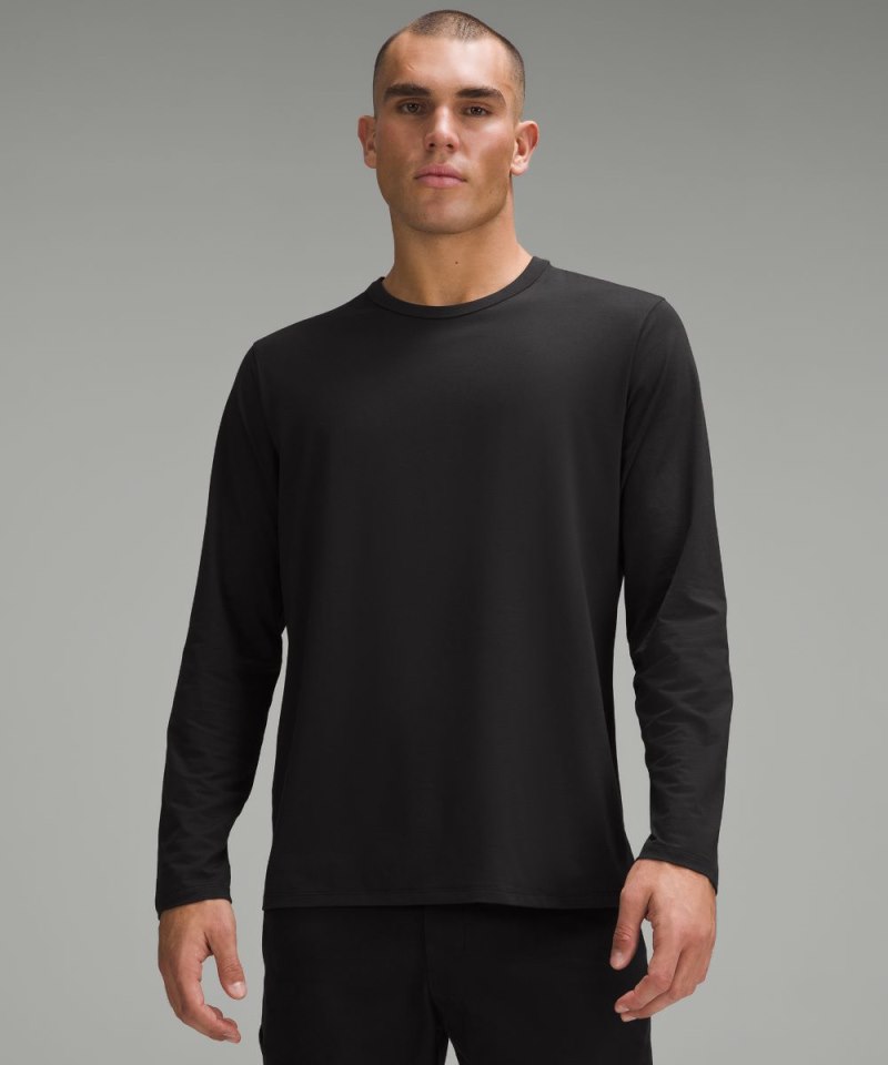 Lululemon Fundamental Long-Sleeve Shirt Black Online Outlet Sale
