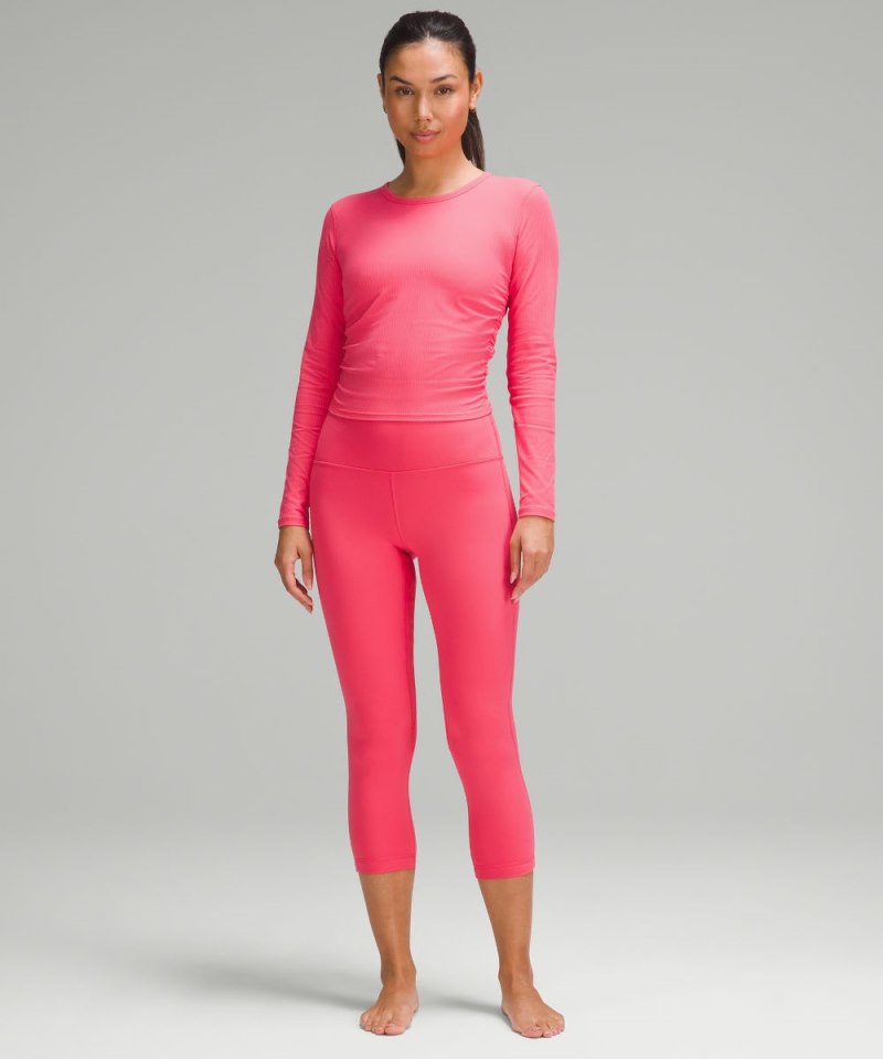 Lululemon Align™ High-Rise Crop 23" Glaze Pink Online Outlet Sale